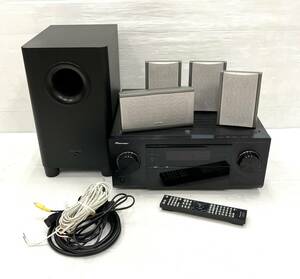 〈オーディオ〉Pioneer パイオニア　AVアンプ VSA-LX55 　ウーファー S-21W 　スピーカー　S-DV55ST-K【中古/現状品/2個口発送】004806-②