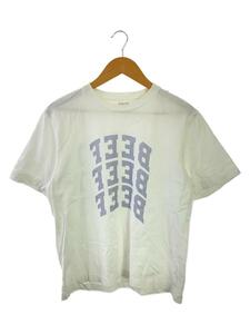 BLURHMS◆BEEF or CHIKEN MEN Tシャツ/0/コットン/WHT/ROOTS2118S21