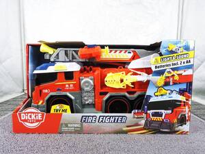 【新品】DICKIE TOYS★はたらく車 消防車 幅42cm 高さ22cm 大きめ ライト＆サウンド付きCostco★未使用品「管理№NR3015」