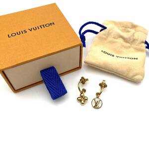 【１円スタート】Louis Vuitton　ルイヴィトン　ピアス　M64859　ゴールド　レディース　イヤリング　ブランド アクセサリー　6A-032