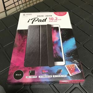 【新品/未開封/未使用】SANWA SUPPLY サンワサプライ　iPadケース　ソフトレザーケース　10.2インチサイズ　BLACK/黒　PDA-IPAD1607BK