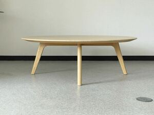 関東まで送料無料■展示品■maruni collection マルニ■深澤直人 Roundish ラウンディッシュ コーヒーテーブル ラウンドテーブル オーク