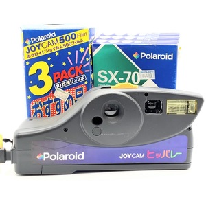【K-65】Polaroid　ポラロイド　JOYCAM　ジョイカム　ヒッパレー　カメラ　フィルム付き　現状品
