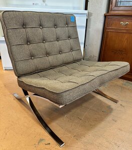 used 70年代当時物 KNOLL ノール バルセロナチェア 痛み有り Ludwig Mies van der Rohe オリジナル品 静岡県裾野市　1