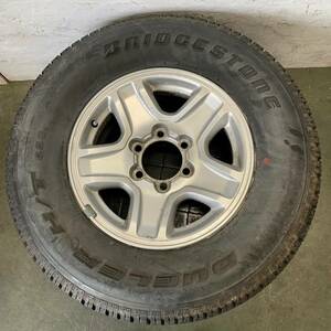 ランドクルーザー プラド 純正アルミホイール 7Jx16 【BRIDGESTONE】 DUELER 265/70R16 単品セット N0003