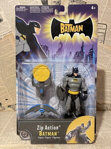 ☆バットマン/アクションフィギュア/カートゥーン/即決/BATMAN/Action Figure(Zip Action Batman/MOC) DC-097