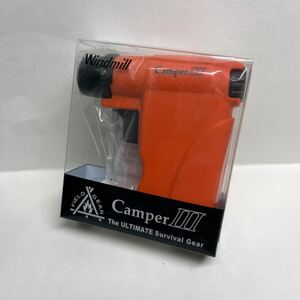 キャンパーⅢ w141002ウィンドミルターボライター新品！CAMPERⅢ オレンジ　494850115990 送料140円