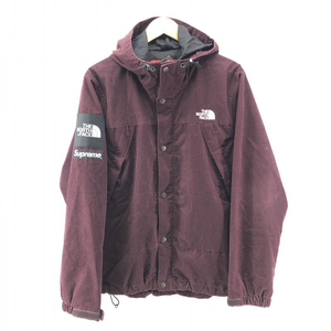 【中古】Supreme×THE NORTH FACE 12fw Mountain Shell Jacket バーガンディ M NP01250 △状態　シュプリーム[240024435483]