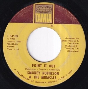 Smokey Robinson & The Miracles - Point It Out / Darling Dear (C) SF-M483