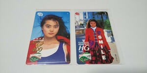 未使用★観月ありさ FUJICOLOR テレカ 2枚セット フジカラー テレフォンカード