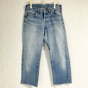 古着　Levi’s 501　W34 / カットオフ　赤耳 / 80s 　　　M118