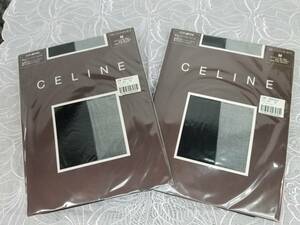 CELINE★新品未開封ストッキング2枚セット　Mサイズ　ブラック 6136 00