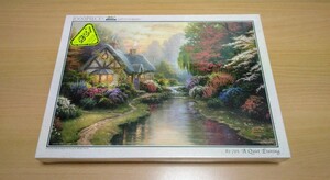 THOMAS KINKADE トーマス・キンケード クワイエット イブニング 光る ジグソーパズル 1000ピース 新品 未開封 ビバリー