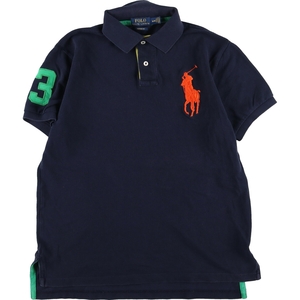 古着 ラルフローレン Ralph Lauren POLO RALPH LAUREN CUSTOM FIT 半袖 ポロシャツ メンズM /eaa342626