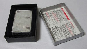 ユーズド加工 シルバー ZIPPO 展示未使用品