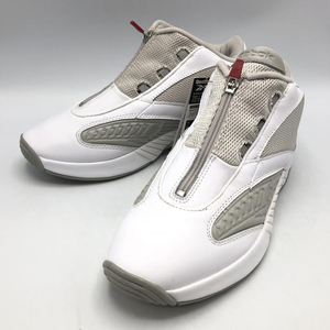 【中古】Reebok × Packer Answer IV スニーカー 27.5cm GY4069 グレー ホワイト リーボック パッカー アンサー4[240010386888]