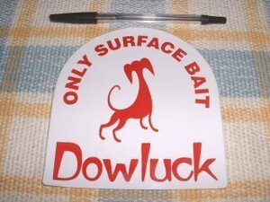 Dowluck/道楽/２００１/展覧会/ステッカー/シール/赤　※ ヤフーショッピングストア/レア物商会・健美堂でも大量出品中！