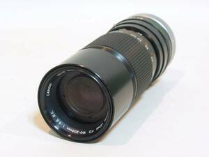 #即決！　Canon　FD 100-200mm F5.6 S.C.　ジャンク　外観美品　#96116