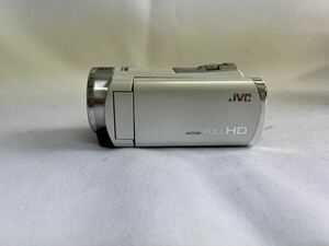 （SI）JVC デジタルビデオカメラ バッテリー付き　動作確認済み　GZ-E780-W ケンウッド　