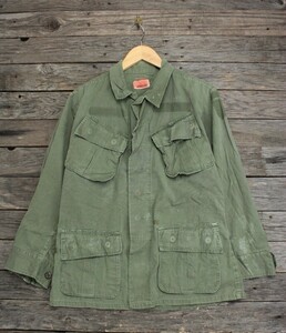 ’69年製 U.S.ARMY ジャングルファティーグ 4th OG-107 表SMALL-SHORT