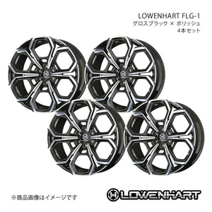 LOWENHART FLG-1 アルミホイール 4本セット LX VJA310W(2022/1～)【24×10.0J 6-139.7 +50 グロスブラックポリッシュ】 共豊