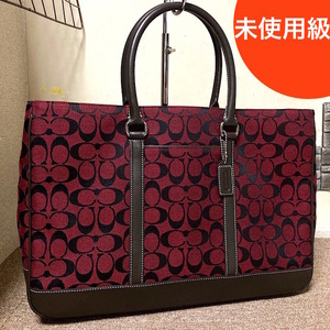 39Y240530C 未使用級 超美品 COACH コーチ メンズ トートバッグ 検 ビジネス ショルダー ボストン ブリーフケース リュック レザー 革