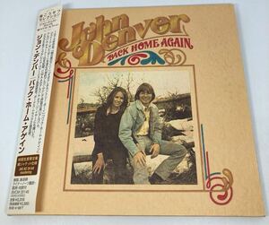 【プロモ盤CD】ジョン・デンバー / バック・ホーム・アゲイン 帯付　紙ジャケ　美盤