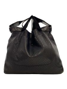 BOTTEGA VENETA◆ショルダーバッグ/レザー/BLK//