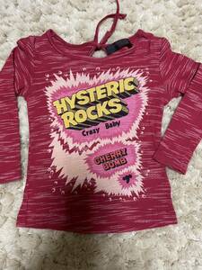 HYSTERIC GLAMOUR MINI長袖カットソー95★ヒステリックグラマーミニ　kids トップス　長袖Tシャツ　カットソー　ヒスミニ