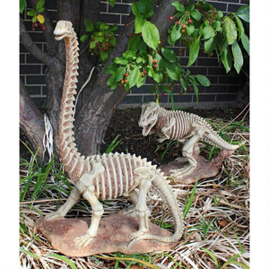 ジュラ紀 ブラキオサウルス恐竜の骨格像 彫刻 彫像/ ガ＾デニング アクセント キッチュ 庭園（輸入品