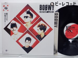 BOOWY「Instant Love」LP（12インチ）/Japan Record(JAL-43)/邦楽ロック