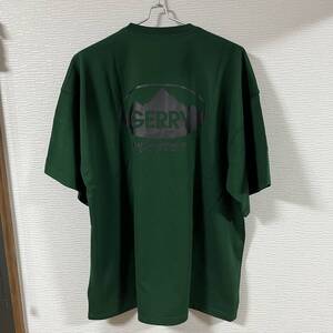 ★ GERRY (ジェリー) ★ 半袖Tシャツ 3Lサイズ 緑色 アウトドア USA キャンプ 野外 バックプリント トレッキング (タグ付き新品未着用品)