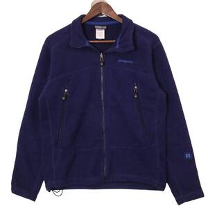 patagonia パタゴニア レギュレーター R3 フリースジャケット アウトドア ネイビー (メンズ S) 中古 古着 A1209