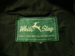 50’s WHITESTAG ナイロンパーカ チェック ホワイトスタッグ ヴィンテージ
