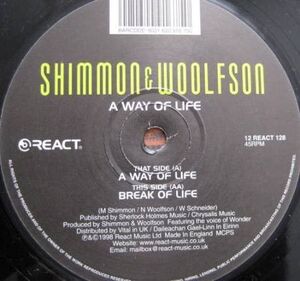 英12 Shimmon & Woolfson A Way Of Life 12REACT128 React /00250