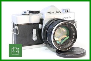 【同梱歓迎】実用■ミノルタ MINOLTA SR-1S ボディ+MC ROKKOR-PF 55mm F1.8■シャッター全速完動■13575