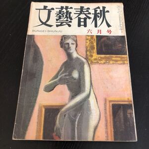 ホ56 文藝春秋 昭和39年6月号 レトロ雑誌 近代化 戦後 波影 財政 小説 戦記 国民 日本 情報誌　ニュース