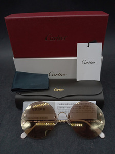 ▽ 【270】 カルティエ サングラス CT0152S-003 / Cartier アイウェア Eyewear 眼鏡 ラウンド フレーム