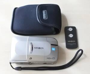 フィルムカメラ MINOLTA VECTIS25 ケース付き 動作未確認 ミノルタ フイルム レトロ