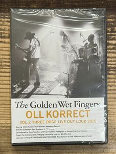 新品・未開封 DVD】GOLDEN WET FINGERS■OLL KORRECT VOL.2 THREE DOGS LIVE OUT LOUD 2016■チバユウスケ 中村達也■Birthday MICHELL GUN