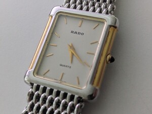 ラドー　RADO　腕時計　中古品　クォーツ　121.9590.2　ジャンク　シルバー