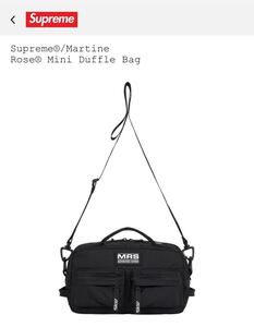 Supreme 2024FW × Martine Rose Mini Duffle Bag Black シュプリーム x マーティンローズ ミニ ダッフル バッグ ブラック