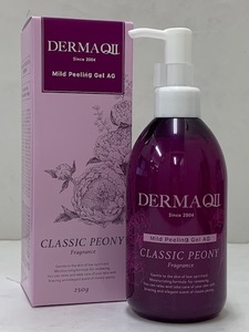 ★☆②【開封・未使用品】DERMAQⅡ Mild Peeling Gel AG デルマキューⅡマイルドピーリングゲル AG クラシックピオニーの香り 250g 1個☆★