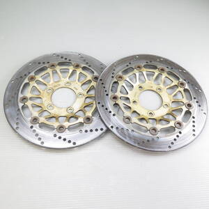 ■インパルス400 [GK7CA] GSX400 純正フロントディスクローター 残3.2/3.2mm スズキ 2005- GK79A IMPULSE KR060801