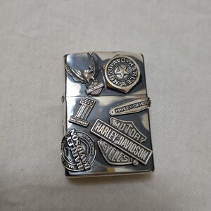 ZIPPO　ハーレーダビッドソン　メイクメタル アンティーク加工 立体メタル 1996年製 HARLEY-DAVIDSON