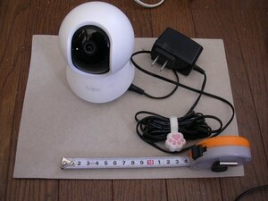 ■TAPO C200 ネットワーク監視カメラ AC付き 通電と初期動作確認品(確証写真提示) JUNK