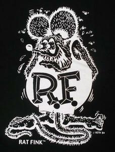 ★ラット フィンク Tシャツ RAT FINK 黒 M モノフィンク 正規品 50s