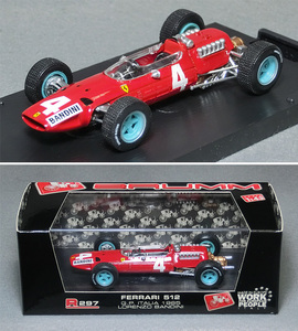 フェラーリ512（No.4/ロレンツォ・バンディーニ）1965 イタリアGP　*ブルム製　*1/43 スケール　*品番R297　　*02