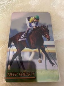 まねき馬　まねき馬倶楽部　競馬カード　ディープインパクト　ゴールドカード　武豊