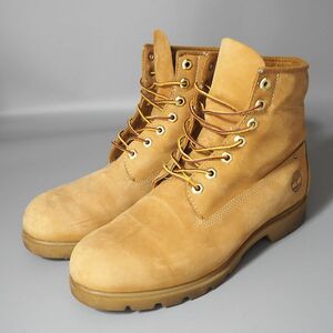 4-YI020◎ ディンバーランド Timberland ワークブーツ ハイカット ベージュ 28㎝相当 メンズ